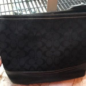 black coach bag